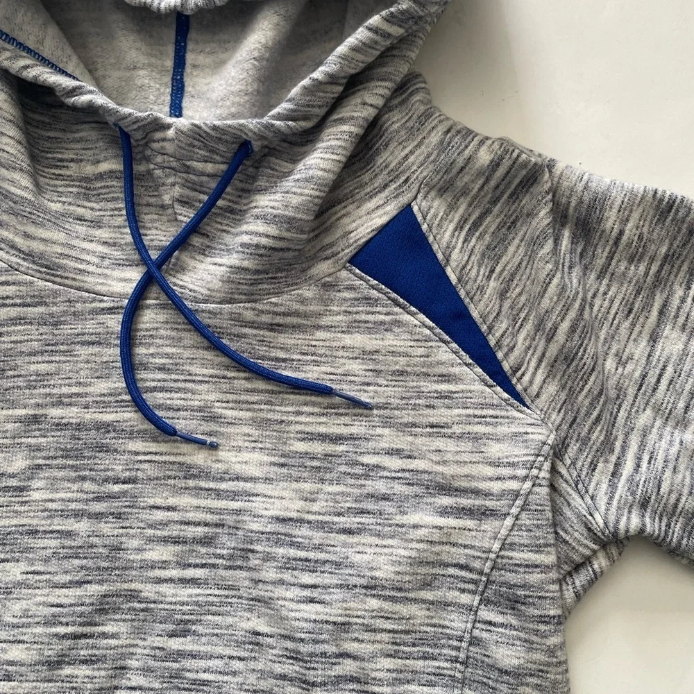Under Armour Girls Charged Cotton Storm Marble Hoodie Sz 4-6